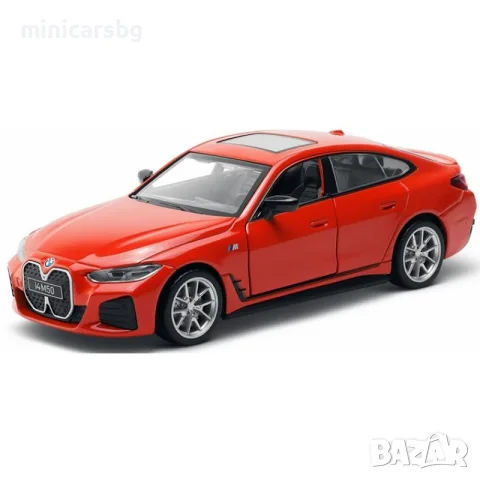 Метални колички: BMW i4 M50 (G26) 1:34 – метален модел