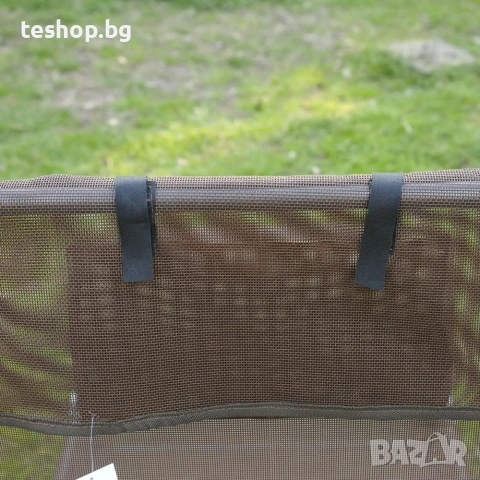 Сгъваем шезлонг Outsunny кафяв, снимка 4 - Градински мебели, декорация  - 55005356