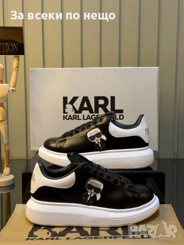 Karl Lagerfeld Дамски Маратонки👟Дамски Спортни Обувки Карл Лагерфелд - Различни Цветове Код A1561, снимка 2 - Маратонки - 55159324