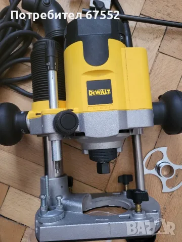 Оберфреза DeWalt DW621 1100W 6-8мм. цанга, снимка 3 - Други инструменти - 54364856