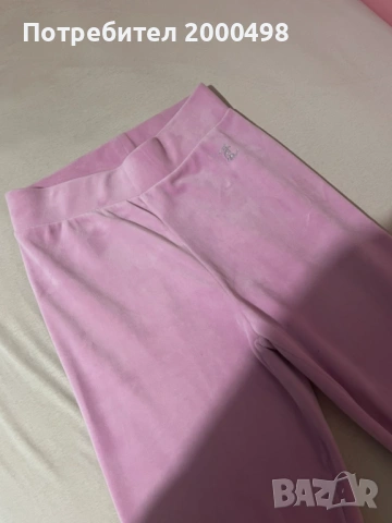y2k Juicy couture розов велурен панталон, снимка 2 - Панталони - 54751913