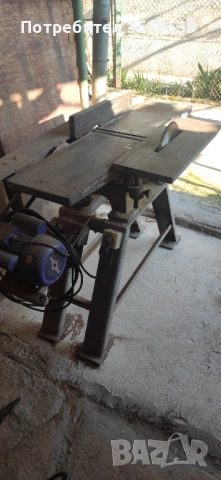 Продавам абрихт циркуляр перфектно състояние монофазен с нов електромотор, снимка 2 - Циркуляри - 54095440