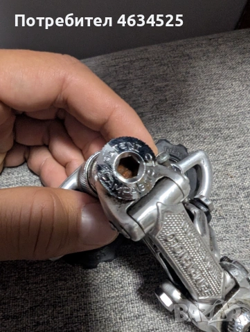 Ретро Шосеен Дерайльор Campagnolo Nuovo Record, снимка 2 - Части за велосипеди - 54999683