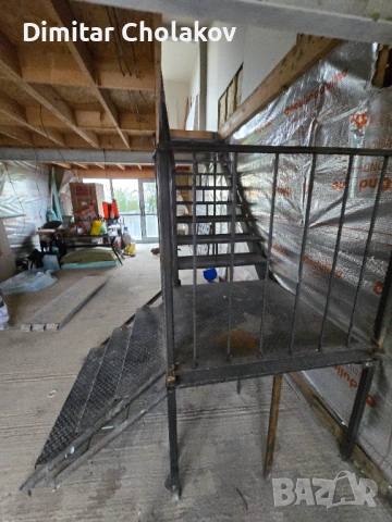 Метално стълбище от къща , снимка 5 - Железария - 54365438