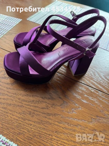Елегантни сандали Tamaris Touch-it® (Royal Purple), 36 номер, снимка 2 - Сандали - 54328976