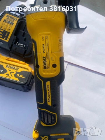 Dewalt ъглошлайф DCG405, снимка 2 - Ъглошлайфи - 54009842
