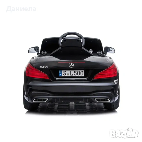 Ел. кола Police Mercedes SL500 черна, снимка 5 - Коли, камиони, мотори, писти - 55264997