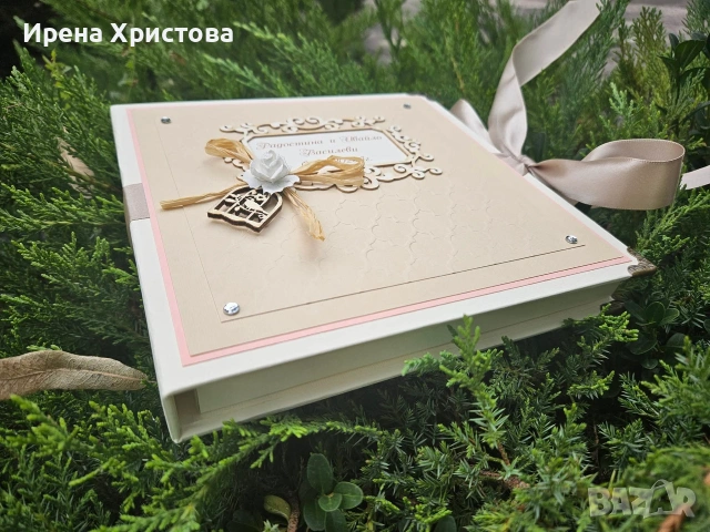 Луксозна картичка за сватба, юбилей, погача, рожден ден на дете, снимка 3 - Декорация за дома - 55164431