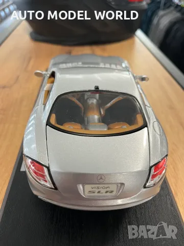 Колекционерки модел метална количка DAIMLER MERCEDES SLR VISION 1:18 95.84 лв. / 49 €, снимка 8 - Колекции - 55507607