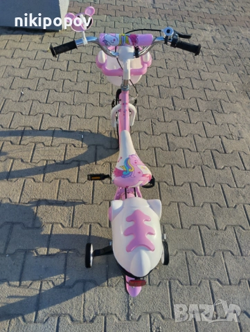 X Детски велосипед 16" 1602 розов, снимка 7 - Велосипеди - 54395396