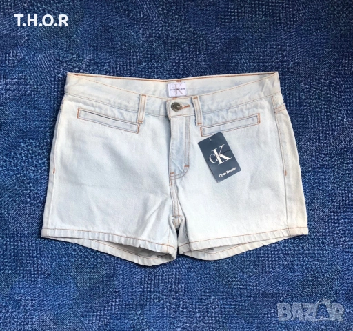 Calvin Klein Denim Shorts ОРИГИНАЛ дамски къси дънки - S/M