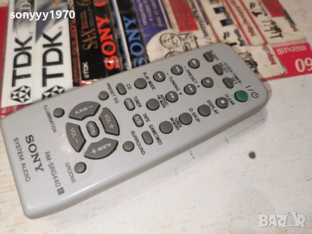 SONY RM-SRG440 AUDIO REMOTE-ВНОС SWISS 2705261905М, снимка 5 - Ресийвъри, усилватели, смесителни пултове - 54691613