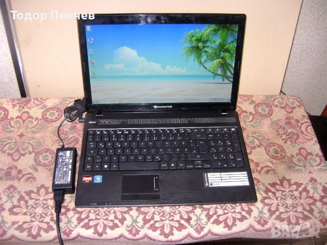 Лаптоп Packard Bell - 15.6 LED, Dual Core, 3 GB RAM
