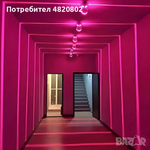 BeamPro™ – LED декоративна лампа, снимка 2 - Лампи за стена - 54604729