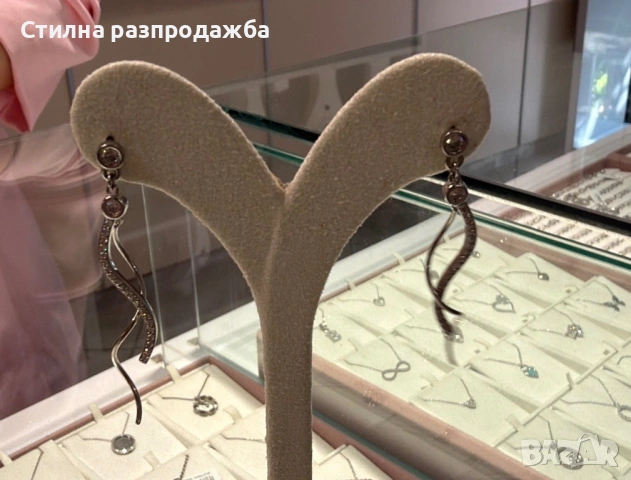 Сребърни обеци