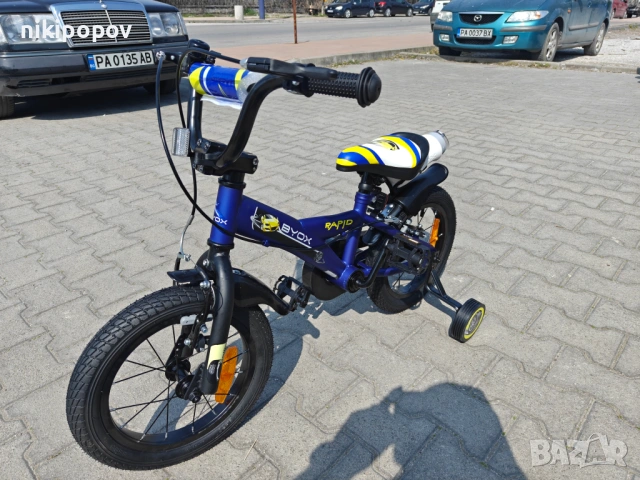 X Детски велосипед 14" RAPID blue, снимка 7 - Велосипеди - 54395035
