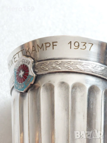 Два броя сребърни чаши,сребро 925, снимка 4 - Чаши - 54742029