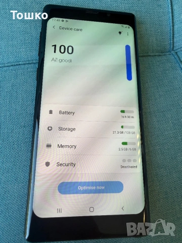 Samsung Note 9 128GB /6GB RAM., снимка 5 - Samsung - 54554171
