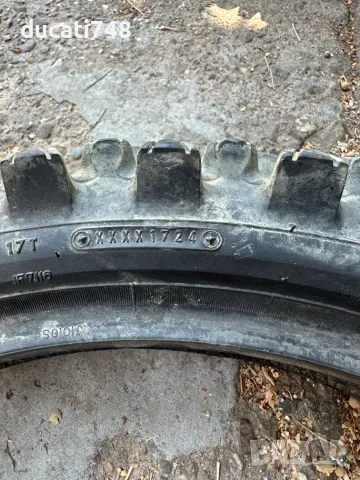Предна и задна мотокрос гуми Dunlop - 80/100/21 - 100/90/19 , снимка 6 - Гуми и джанти - 55532668