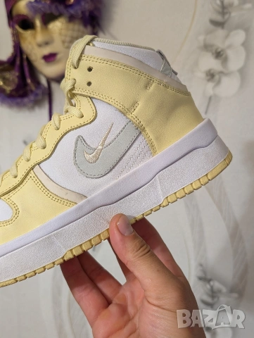 лимитирани маратонки Nike Dunk High Up "Citron Tint" номер 38 , снимка 4 - Маратонки - 55039084