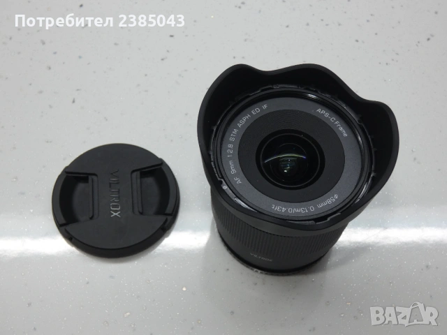 Обектив Viltrox ф58, AF 9/2.8Е  Sony ZV-E10 A6400 A6600 A6700 FX30 A7, снимка 4 - Обективи и филтри - 54013119