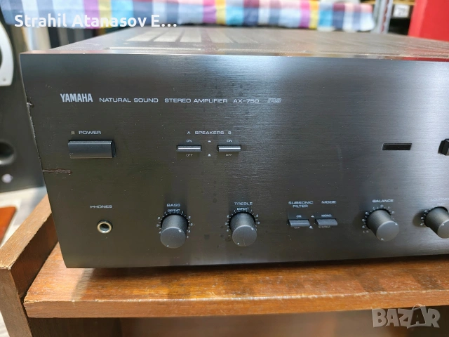 Yamaha AX-750 Стерео Усилвател , снимка 4 - Ресийвъри, усилватели, смесителни пултове - 55251744