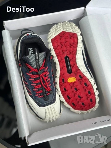 Moncler Trailgrip GTX - White&Blue , снимка 4 - Маратонки - 54324083