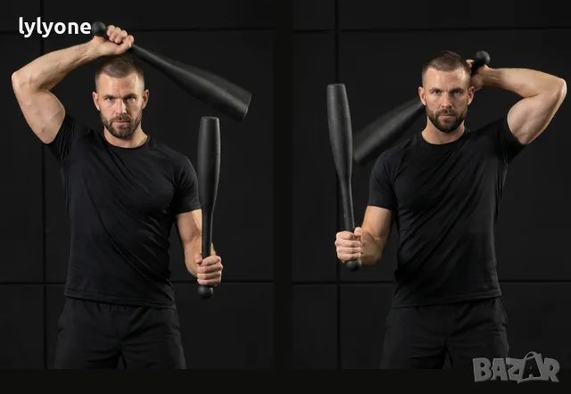 Стоманен Боздуган Булава и Индийски Бухалки Steel Mace Clubbell Macebell от 2 до 20кг Гира Чук Щанга, снимка 2 - Други спортове - 40663643