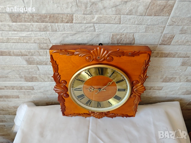Стар руски стенен часовник - ВЕСНА / VESNA - 1970г., снимка 4 - Антикварни и старинни предмети - 54363262