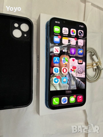 iPhone 13 blue топ състояние , снимка 4 - Apple iPhone - 54018257