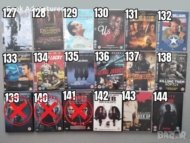 Екшън, Драма, Трилър, Ужаси Филми DVD's - Оригинални Филмови Дискове на Английски Език, снимка 9 - Екшън - 47015417