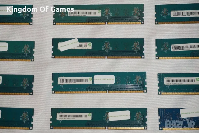 Лот от 28 броя RAM ПАМЕТ DDR2 512MB/DDR3 2GB/1GB Тествана и Работеща за Настолен Компютър, снимка 17 - RAM памет - 55501350
