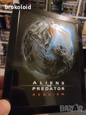 AvP  Alien vs Predator 1 и Requiem steelbooks, снимка 6 - Blu-Ray филми - 54488790