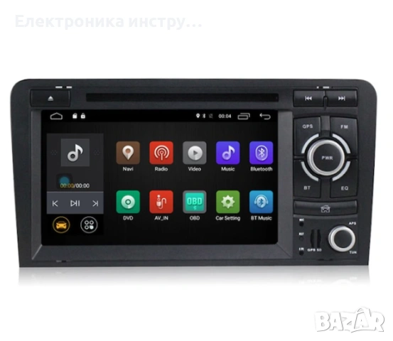 7″ Android мултимедия AW за Audi A3 / S3 / RS3 (2002–2012) Копчета вдясно, снимка 2 - Аксесоари и консумативи - 53958644