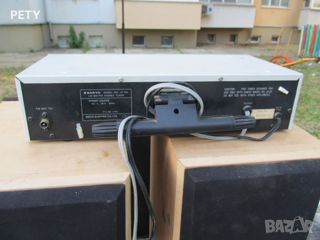 Stereo Tuner SANYO JT 20L 15 , снимка 3 - Ресийвъри, усилватели, смесителни пултове - 55081386