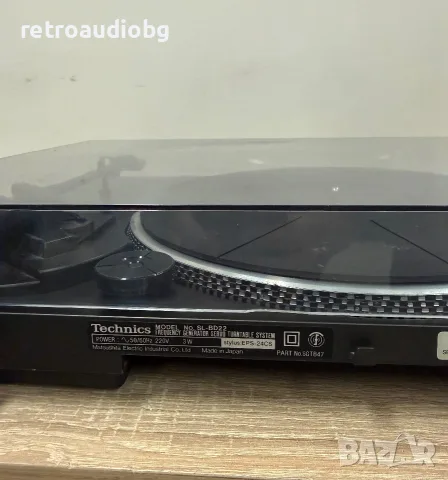 🔈Ретро грамофон Technics SL-BD22 - automatic - belt drive🔈, снимка 8 - Грамофони - 55370107