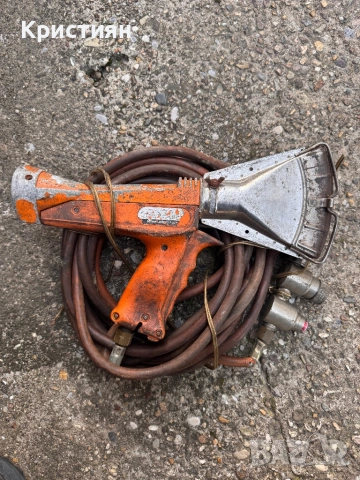 Професионална газова горелка пропан с маркуч и редуцир вентил