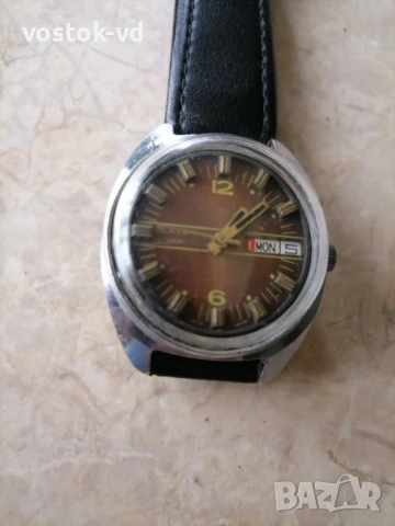 SLAVA 27 JEWELS  AUTOMATIC USSR РАБОТЕЩ  , снимка 11 - Антикварни и старинни предмети - 54353197