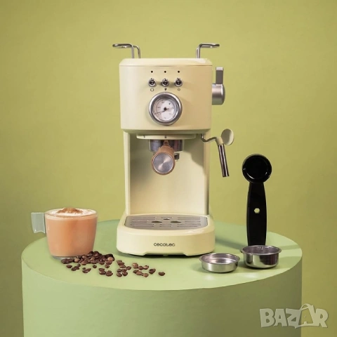 еспресо машина Cecotec Power Espresso 20 Retro Green