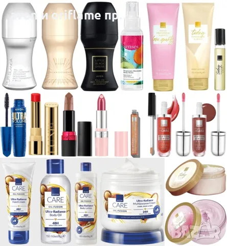 НАЛИЧНИ! Лосиони за тяло, червила, гланц за устни, рол они - AVON