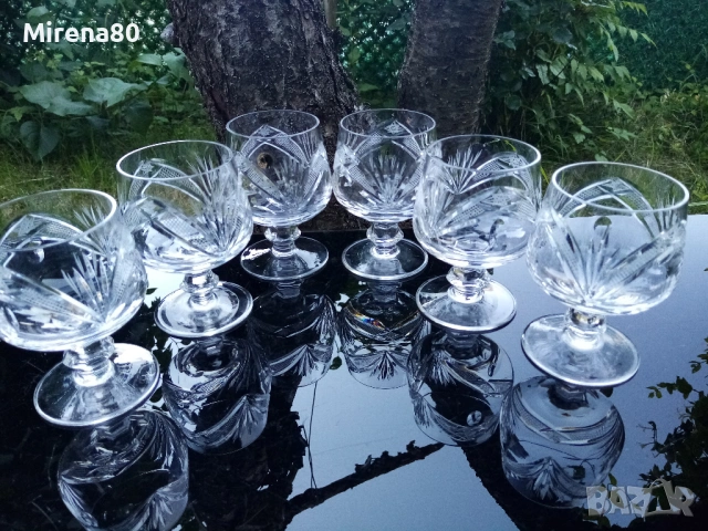 * Зорница * - кристален сервиз за коняк НОВ !, снимка 2 - Сервизи - 54906142