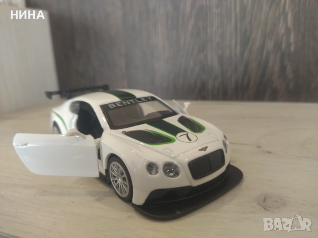 Метална количка Bentley Continental GT3 !!!