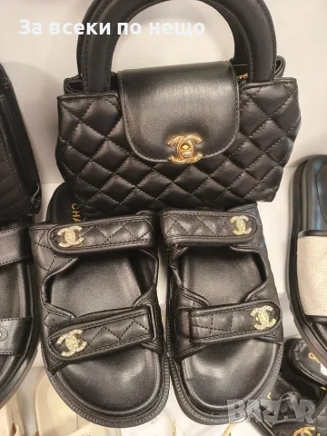Chanel Дамска Черна Кожена Чанта Шанел Код A1772