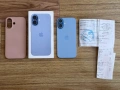 iPhone 17 256GB Blue Mist/Гаранция Технополис/Батерия 100%/Като Нов, снимка 1