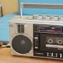 Двукасетъчен радиокасетофон Sanyo M-W25K (1983г.), снимка 2