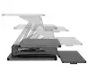 Регулируема стойка (height adjustable sit stand desk) за монитор и клавиатура McLean, снимка 7