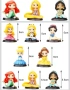 Комплект фигурки Принцесите на Дисни, Disney princess, фигурки за торта или игра Ариел, Рапунцел, Сн, снимка 4