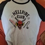 Тениска реглан бейзбол Hellfire club Хари Потър, снимка 1