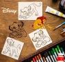 3 бр Цар лъв Симба стенсил шаблон спрей за торта украса сладки Scrapbooking, снимка 4