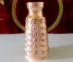 Медна кана 1 л.,чиста червена мед. , снимка 5